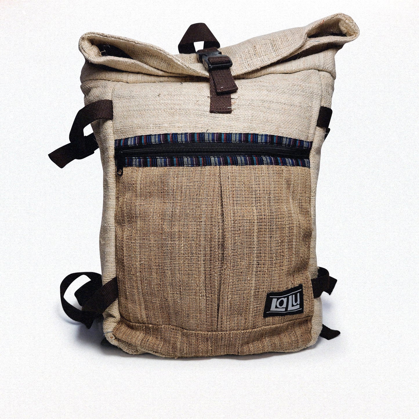 Basanta Natural Backpack | Hemp and Nettle