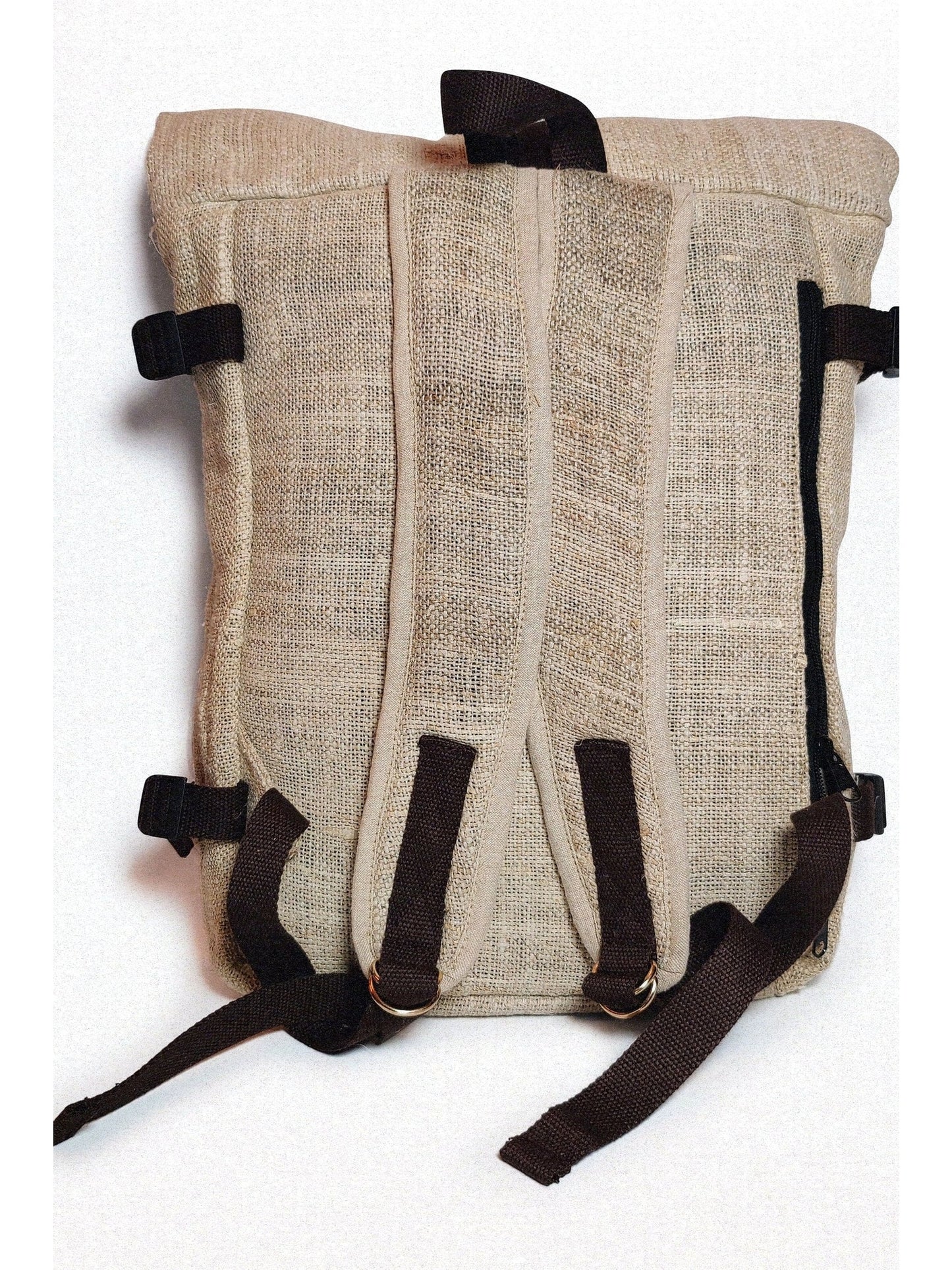 Basanti Stripe Backpack | Organic Hemp and Cotton