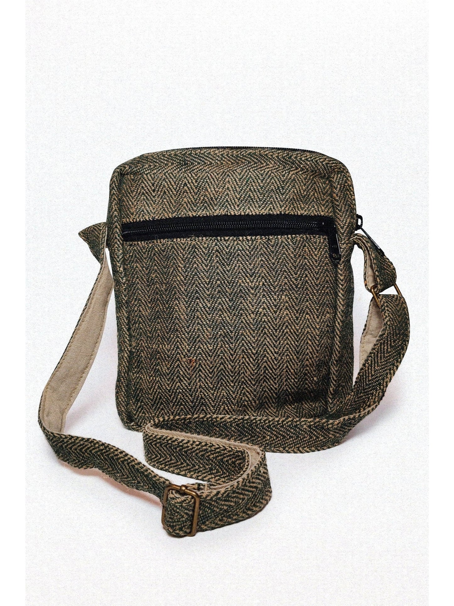 Ravi Moss Crossbody Bag | Organic Hemp and Cotton