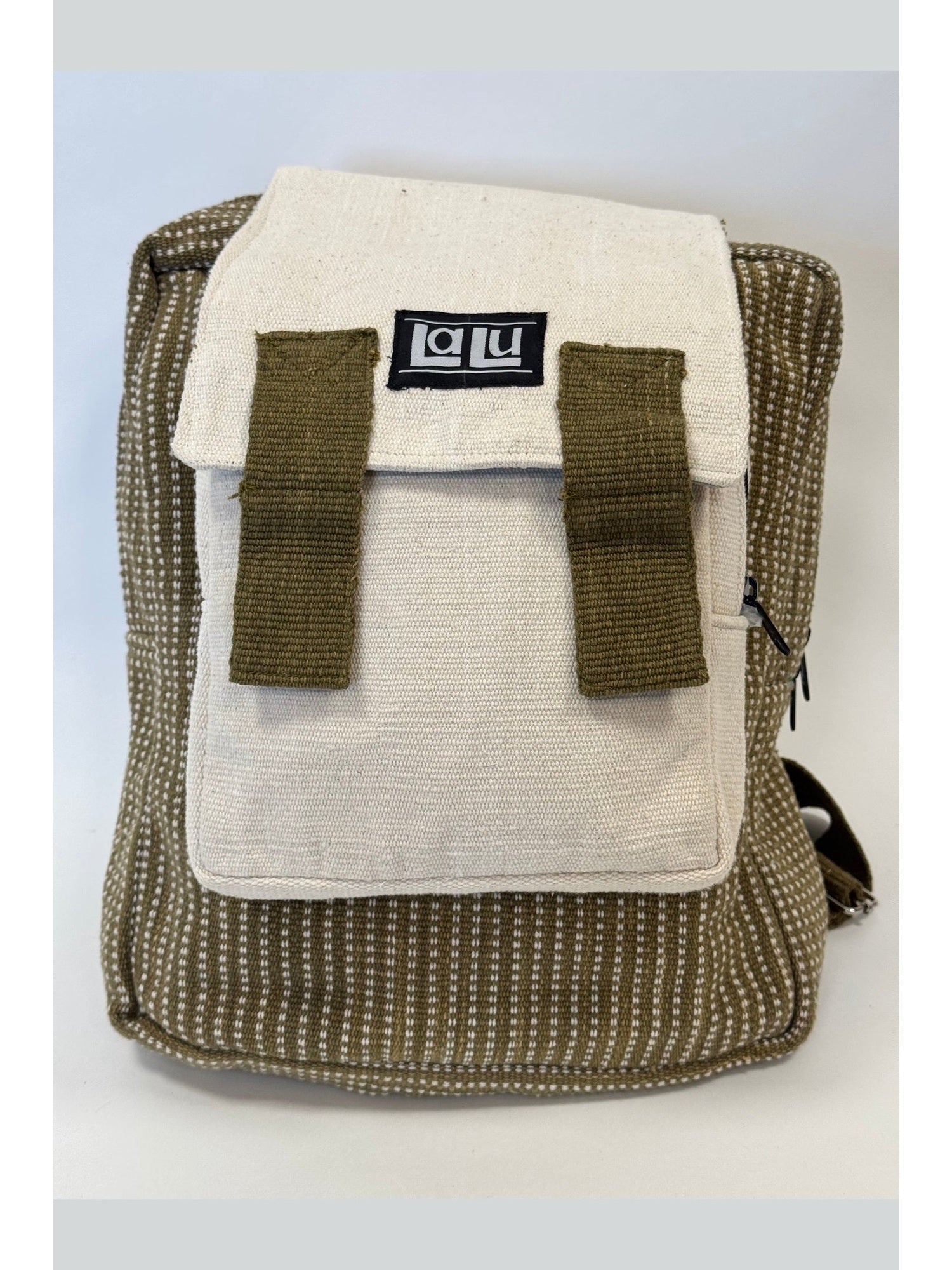 Bikram Green Backpack | Organic Cotton