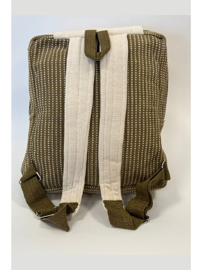 Bikram Green Backpack | Organic Cotton