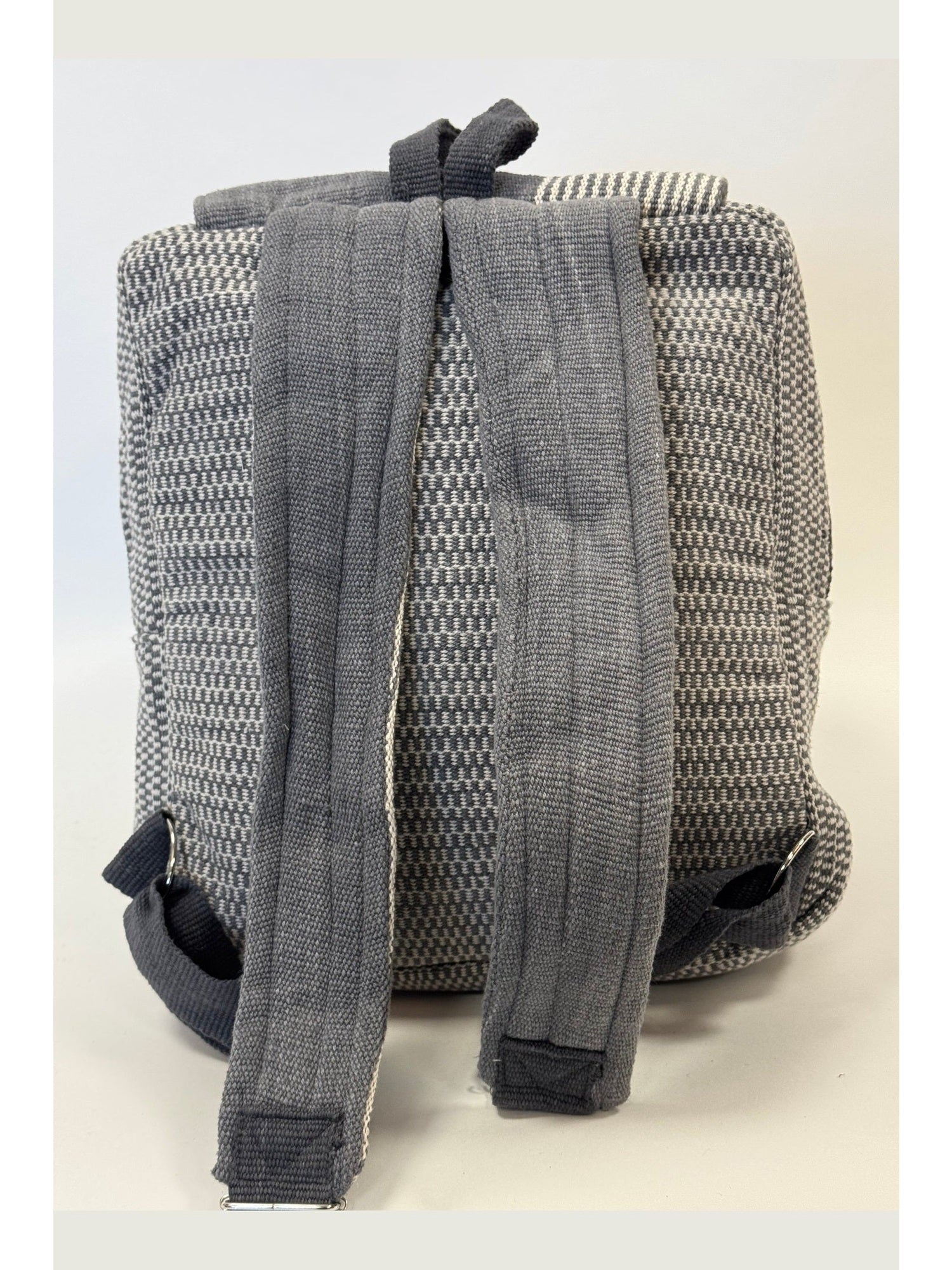 Bikram Grey Left Backpack | Organic Cotton