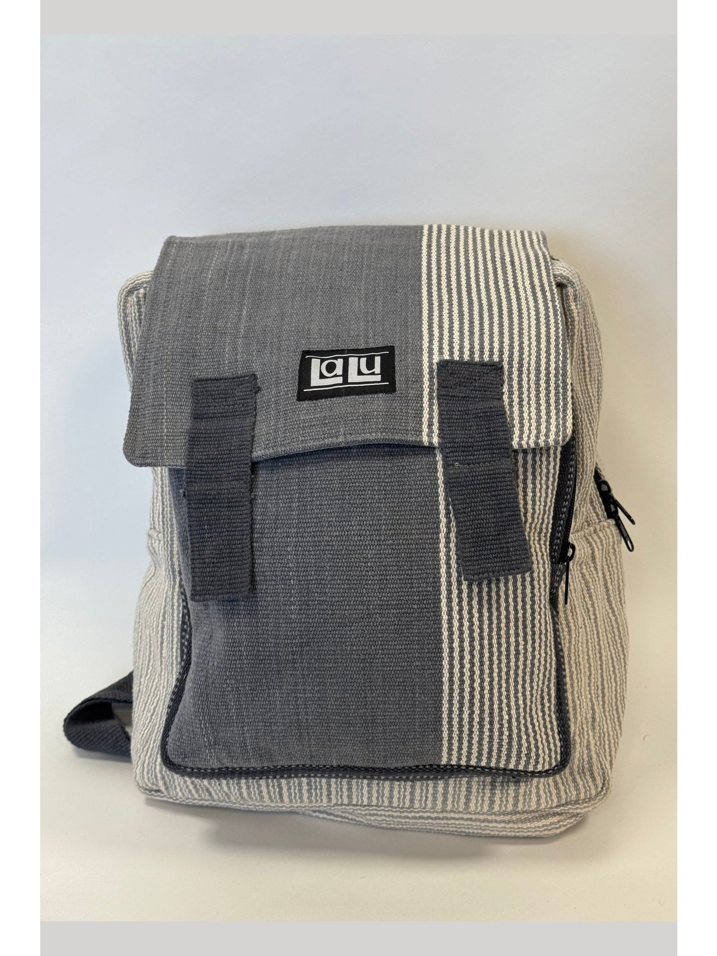 Bikram Grey Right Backpack | Organic Cotton