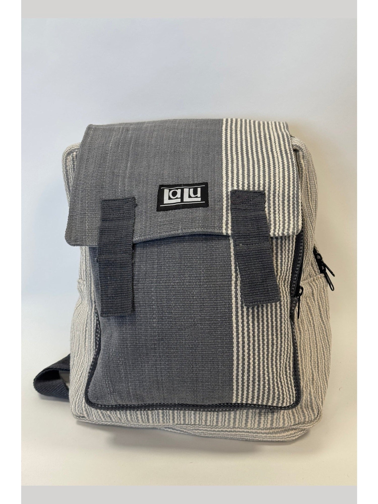 Bikram Grey Right Backpack | Organic Cotton