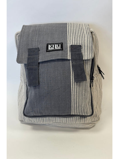 Bikram Grey Right Backpack | Organic Cotton