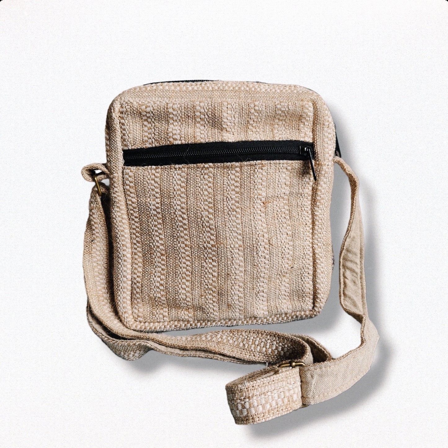 Ravi Natural Crossbody bag | Organic nettle and cotton