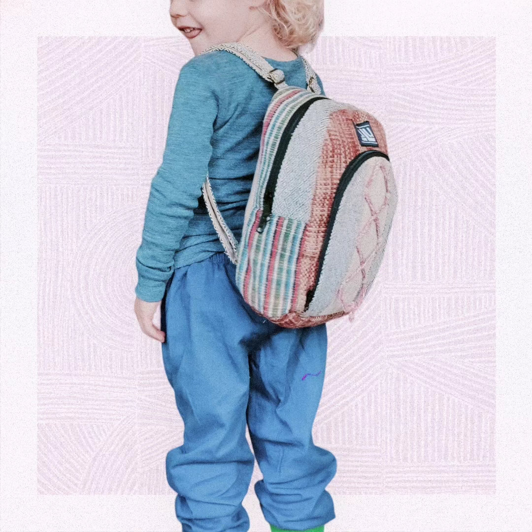 KIDS Dhonu Backpack | Hemp and Cotton