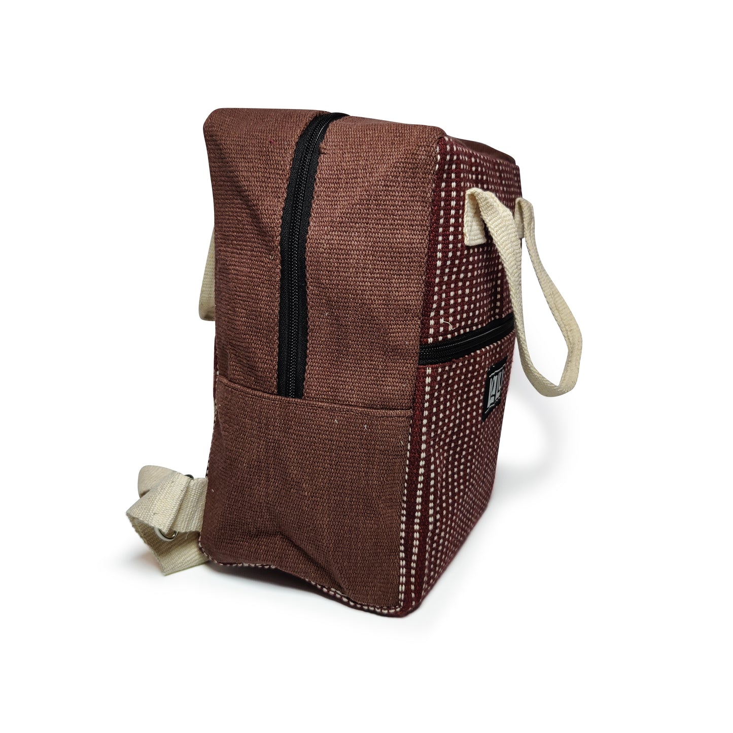 Ujala Purplish Red Backpack | Organic Cotton