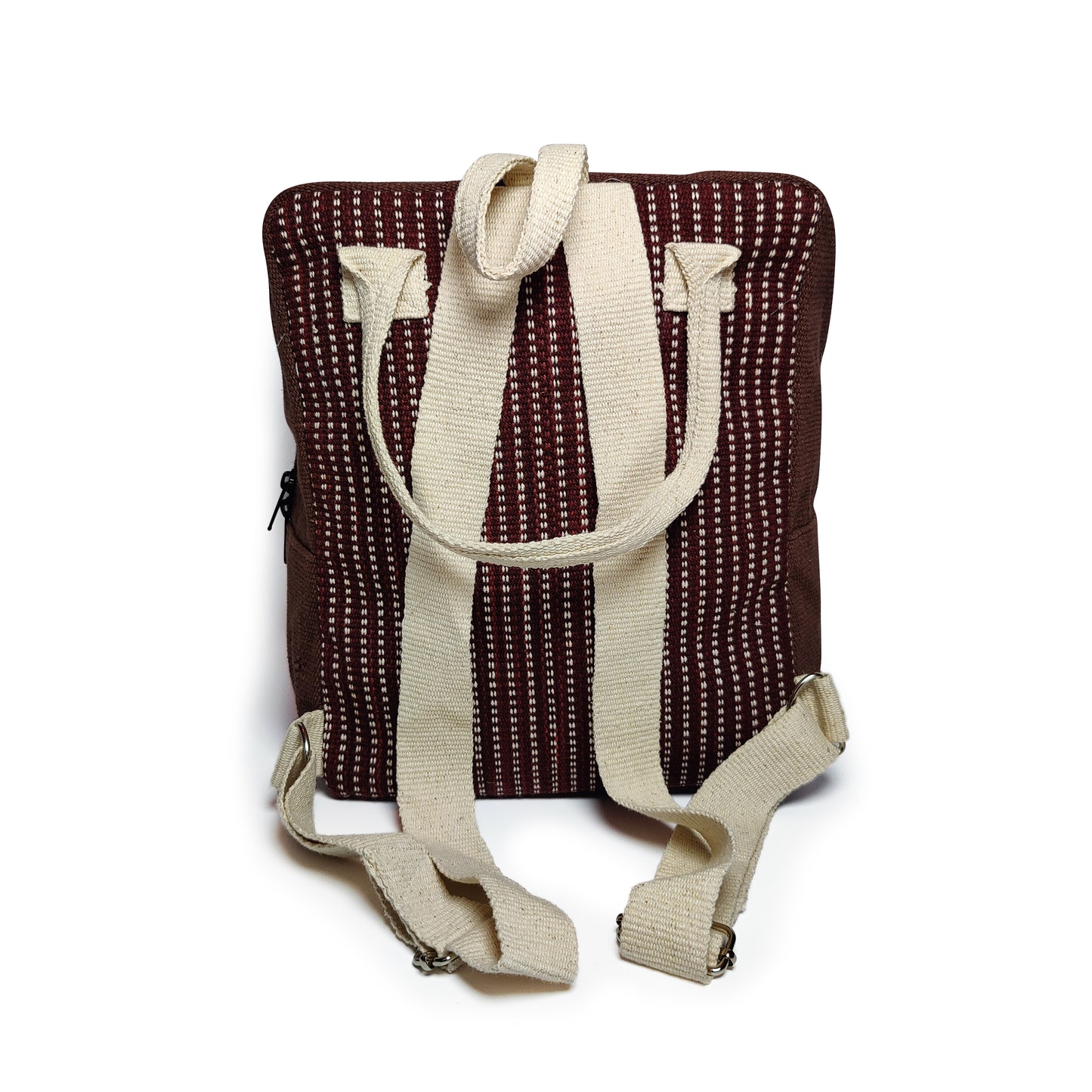 Ujala Purplish Red Backpack | Organic Cotton